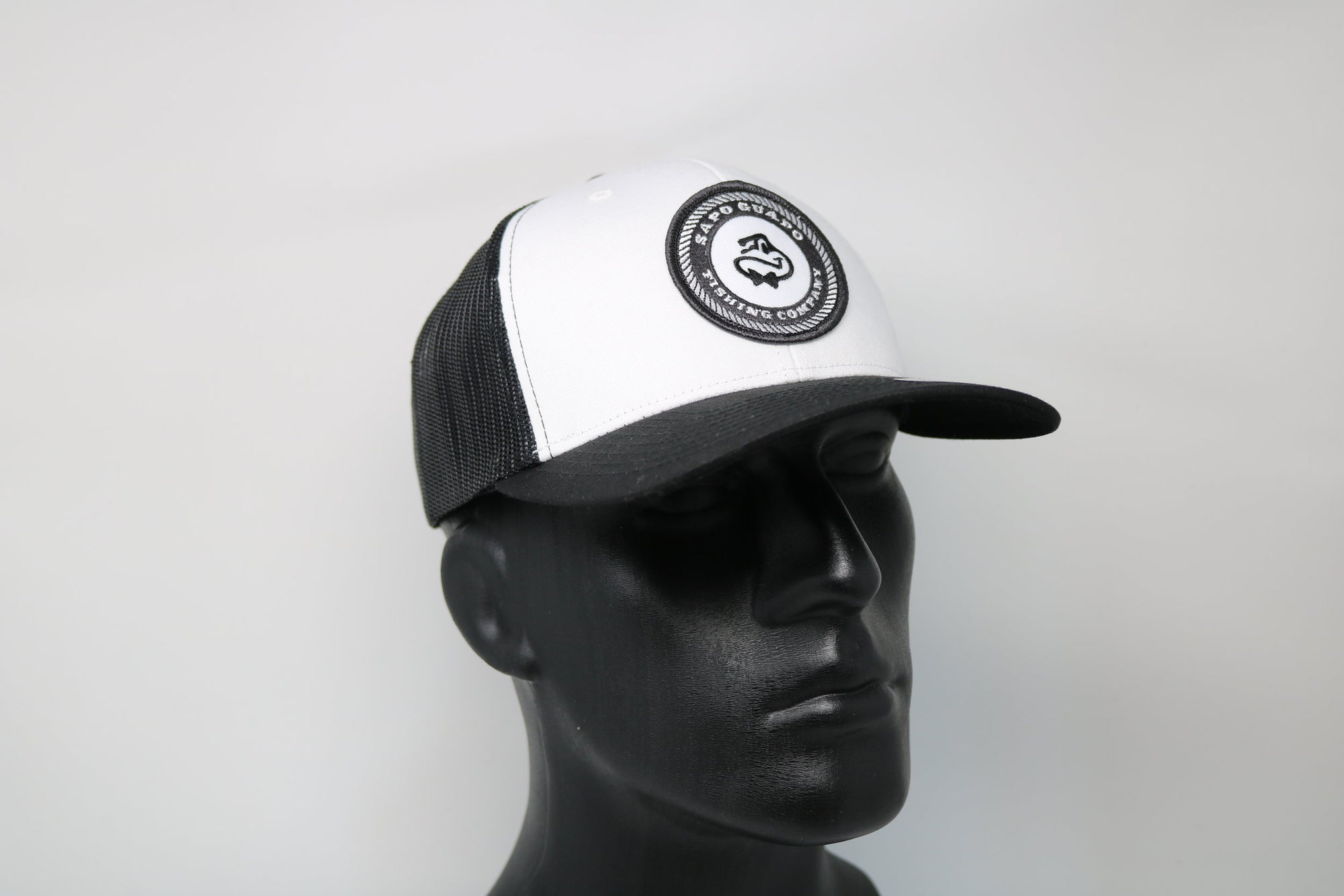 Black and White Mesh Snapback