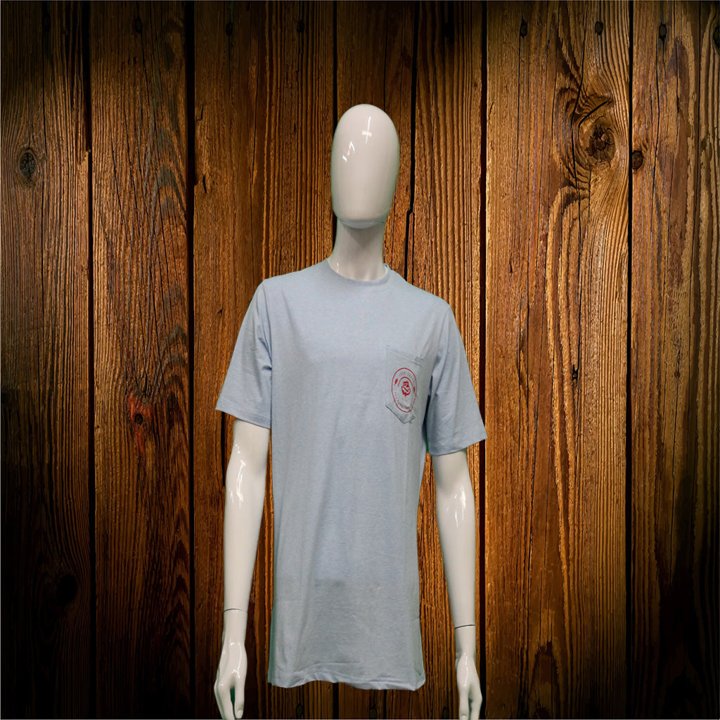 Blue Tri-Blend Rojo Logo Tee