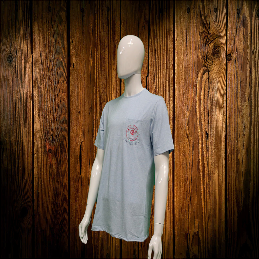 Blue Tri-Blend Rojo Logo Tee