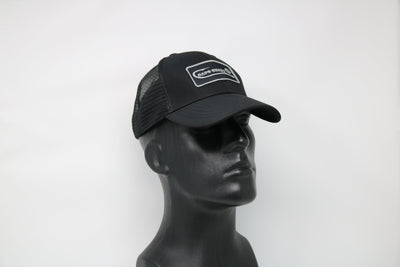 Custom Black Mesh Low Profile Trucker Hat