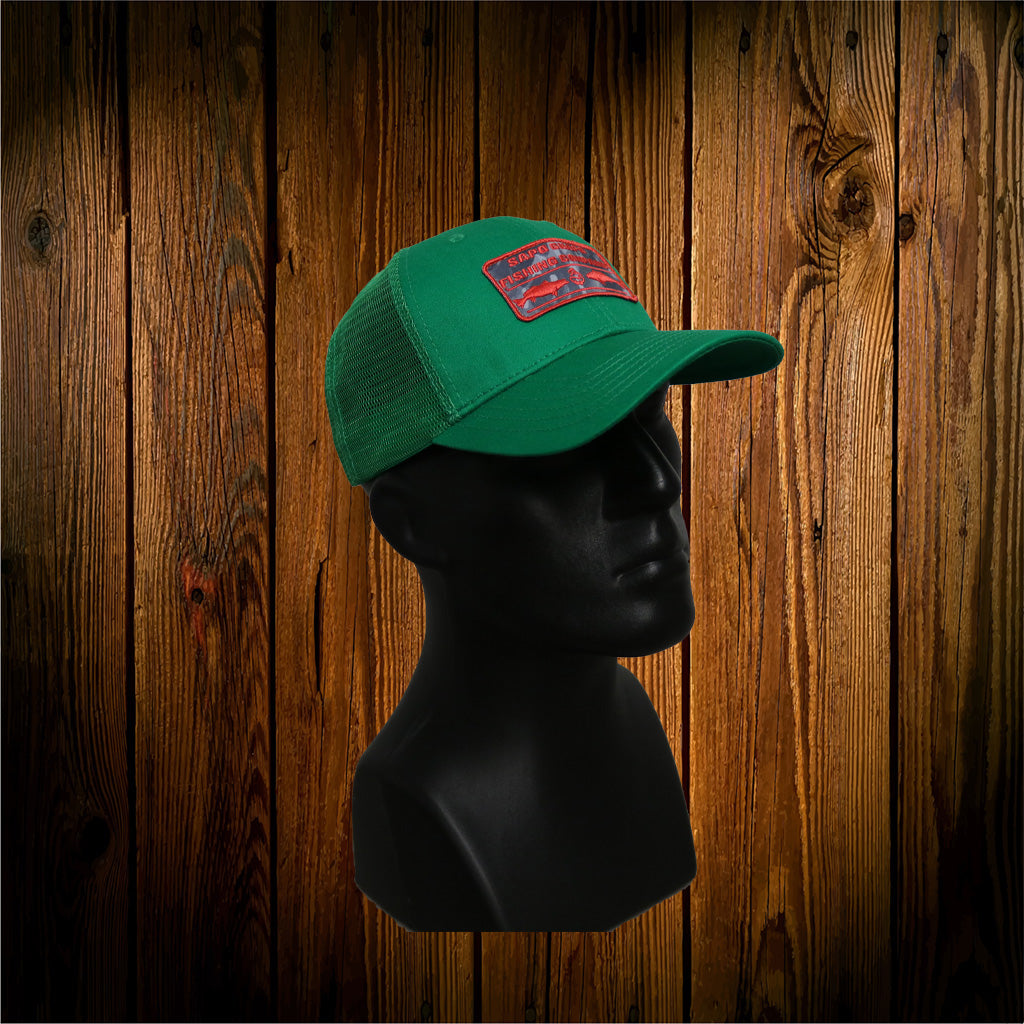 Green Verde Trout Snapback