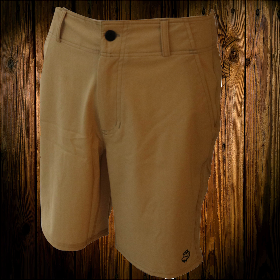Khaki Technical Fishing Shorts