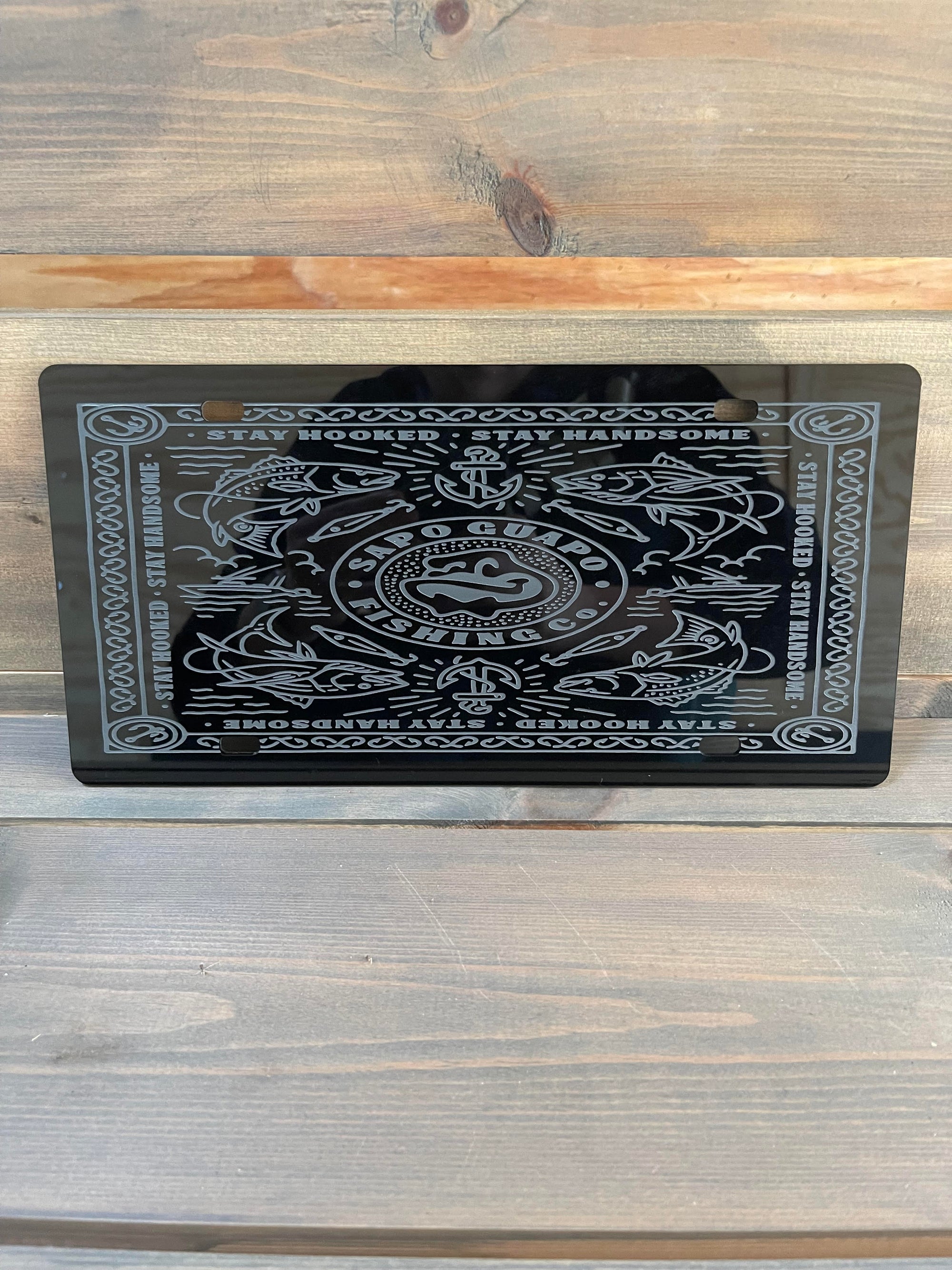 Sapo Guapo License Plate