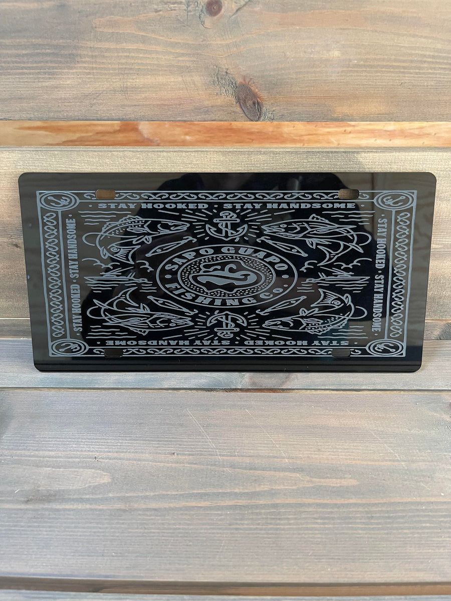 Sapo Guapo License Plate