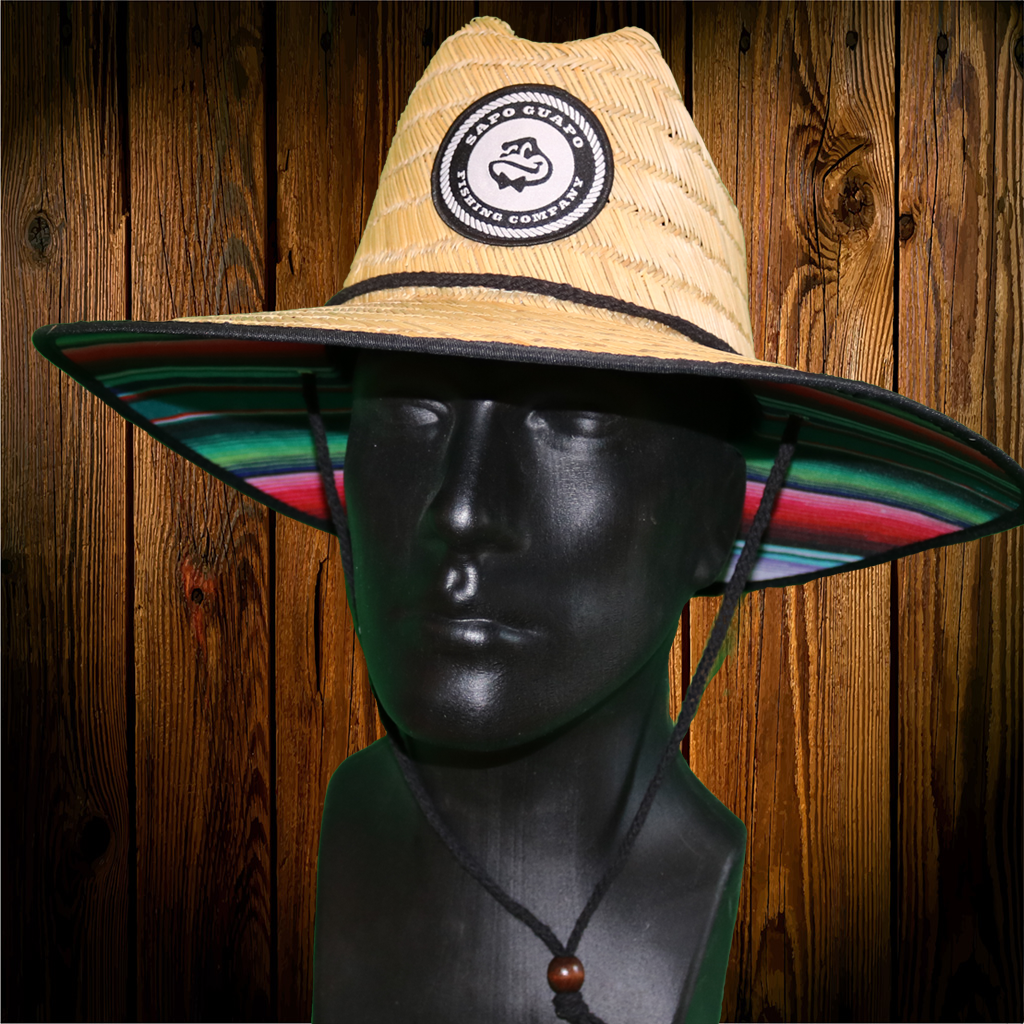 Straw Hat Beach Bum Hat Sarape Beach Bum Hat - Main Image